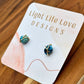 Wire Wrapped Turquoise Studs