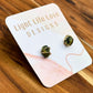 Wire Wrapped Gemstone Studs - Acid